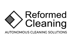 Reformed Cleaning logo - gray - transparent